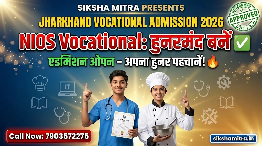 NIOS Vocational Courses Admission 2026: Paramedical, IT, and Yoga courses guide by Siksha Mitra