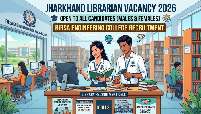 Jharkhand Librarian Vacancy 2026: